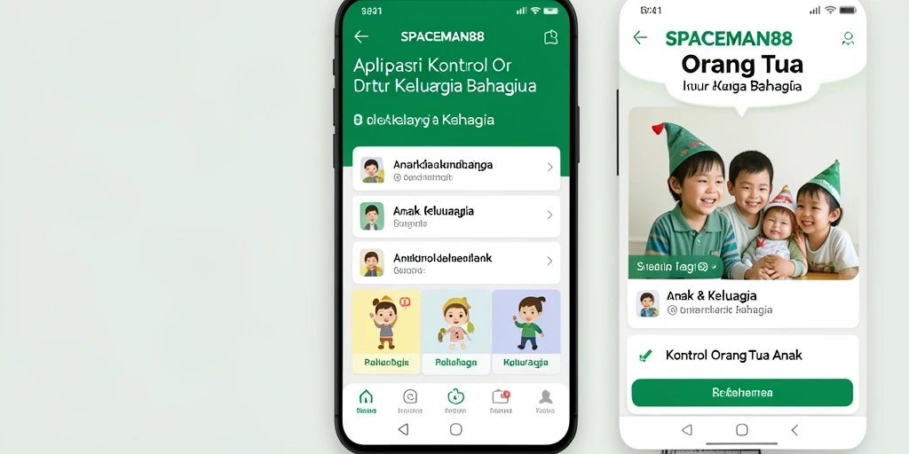 Antarmuka SPACEMAN88 menampilkan kontrol pengguna yang lengkap dan mudah diakses.