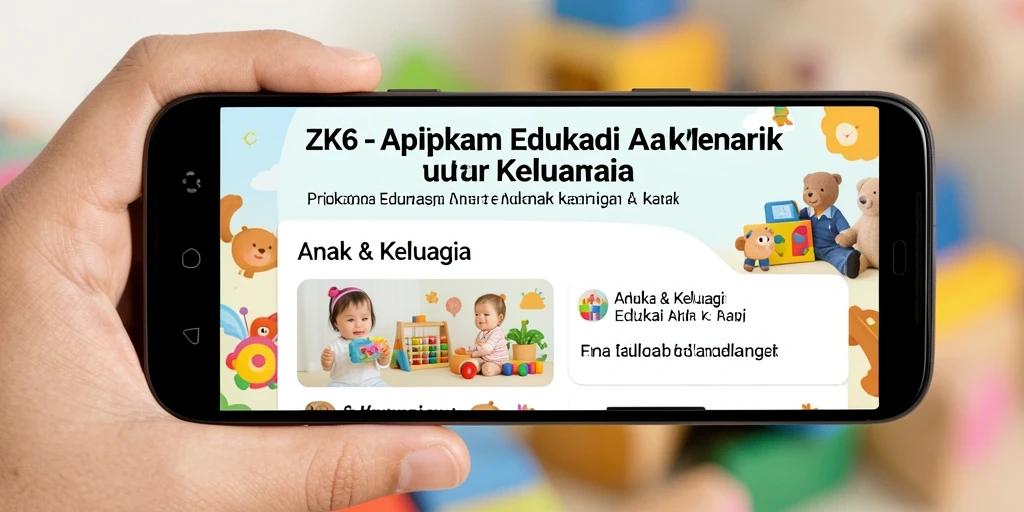 Antarmuka ZK6 yang interaktif dan edukatif untuk anak-anak.